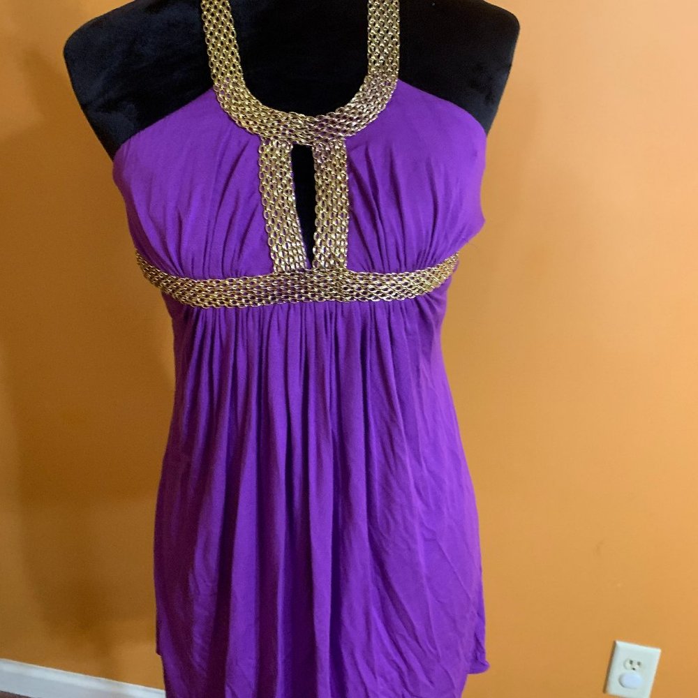 Sky Chain Link Halter Top